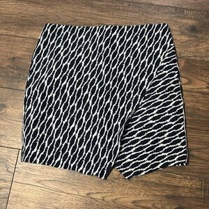 Faux wrap skirt